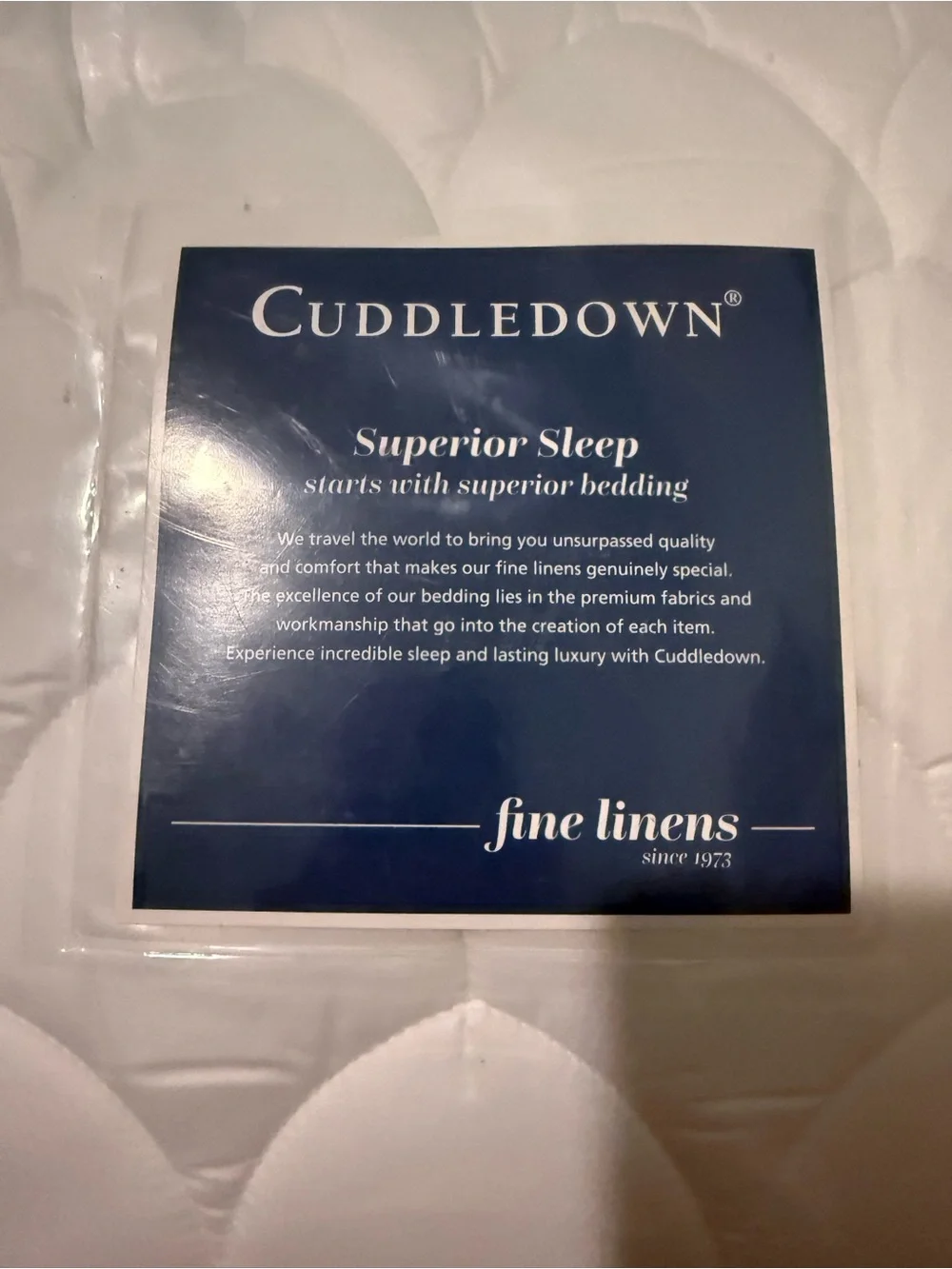 Cuddledown Twin XL Hotel Mattress Pad | NWT | College Dorm